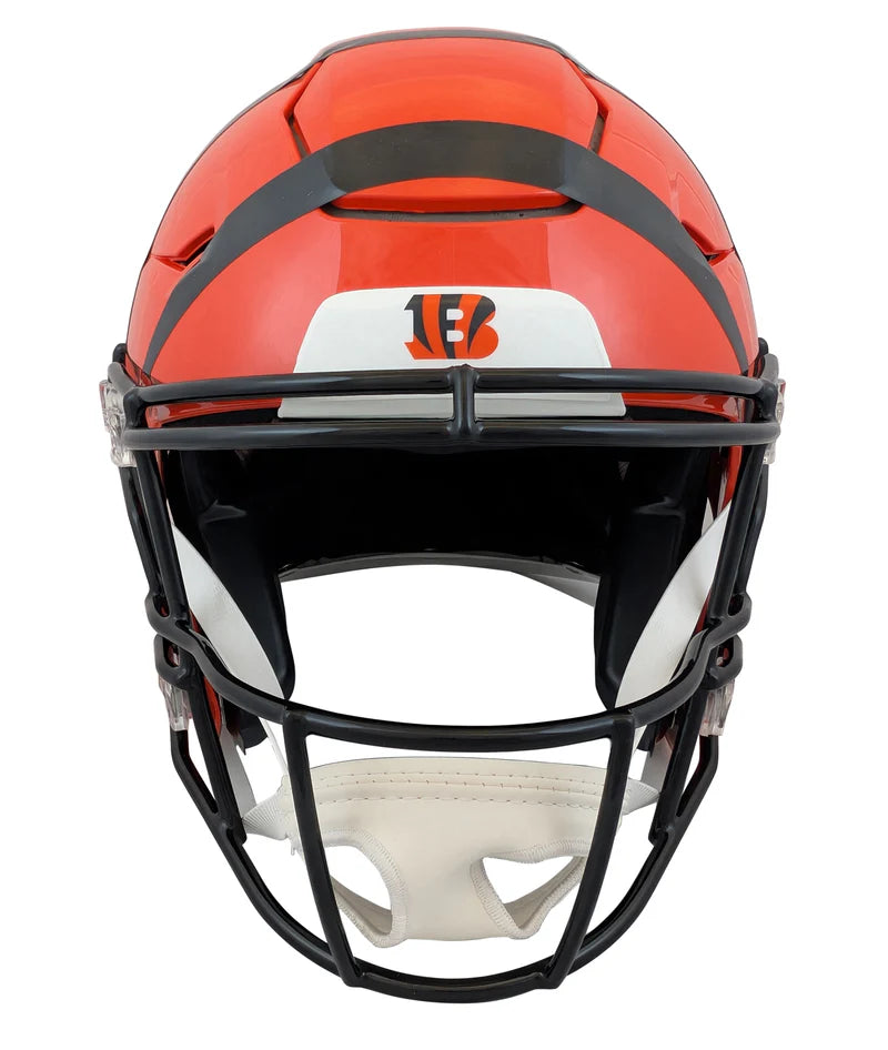 Ja'Marr Chase Signed Cincinnati Bengals Full Size Speed Flex Football Helmet with Beckett Witness